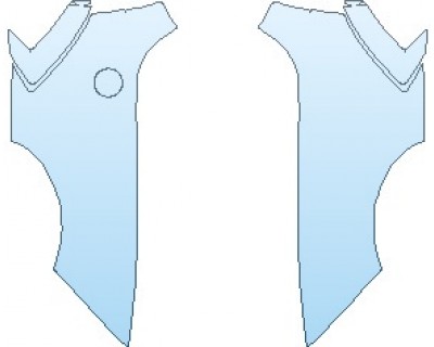 PAINT PROTECTION KIT - 2022 CHEVROLET CORVETTE STINGRAY BASE CONVERTIBLE REAR QUARTER PANELS - PRECUT PPF CLEAR BRA WRAP