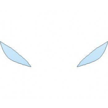 PAINT PROTECTION KIT - 2022 CHEVROLET CORVETTE STINGRAY BASE COUPE LIGHTS - PRECUT PPF CLEAR BRA WRAP