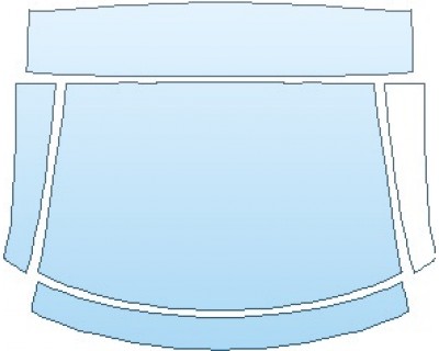 PAINT PROTECTION KIT - 2022 CHEVROLET CORVETTE STINGRAY BASE COUPE ROOF - PRECUT PPF CLEAR BRA WRAP