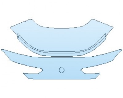 PAINT PROTECTION KIT - 2025 BMW 8 SERIES 840I M SPORT COUPE REAR DECK LID WITH SPOILER - PRECUT PPF CLEAR BRA WRAP