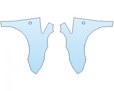 PAINT PROTECTION KIT - 2022 FORD TRANSIT CONNECT XL FULL FENDERS (WRAPPED EDGES) - PRECUT PPF CLEAR BRA WRAP