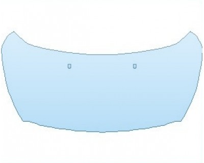 PAINT PROTECTION KIT - 2022 FORD TRANSIT CONNECT XL FULL HOOD (NO WRAPPED EDGES) - PRECUT PPF CLEAR BRA WRAP