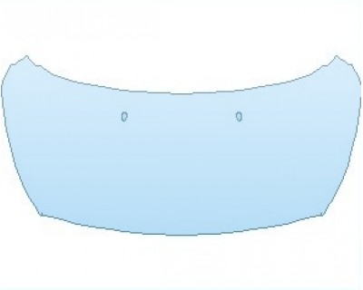 PAINT PROTECTION KIT - 2022 FORD TRANSIT CONNECT XL FULL HOOD (WRAPPED EDGES) - PRECUT PPF CLEAR BRA WRAP