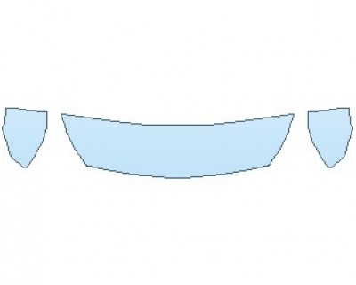 PAINT PROTECTION KIT - 2022 FORD TRANSIT CONNECT XL HOOD (NO WRAPPED EDGES) - PRECUT PPF CLEAR BRA WRAP