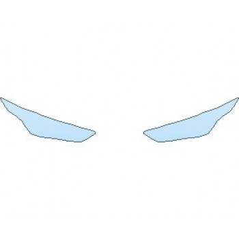 PAINT PROTECTION KIT - 2021 FORD TRANSIT CONNECT XL LIGHTS - PRECUT PPF CLEAR BRA WRAP