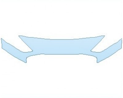 PAINT PROTECTION KIT - 2022 FORD TRANSIT CONNECT XL UPPER BUMPER - PRECUT PPF CLEAR BRA WRAP