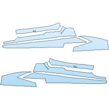 PAINT PROTECTION KIT - 2021 LAMBORGHINI HURACAN PERFORMANTE COUPE ROCKER PANELS - PRECUT PPF CLEAR BRA WRAP
