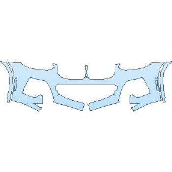 2021 BMW X4 M-SPORT BUMPER WITH SENSORS