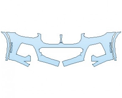 2021 BMW X4 M-SPORT BUMPER WITH SENSORS