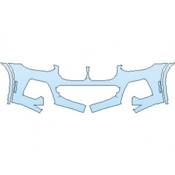 PAINT PROTECTION KIT - 2021 BMW X4 M-SPORT BUMPER - PRECUT PPF CLEAR BRA WRAP