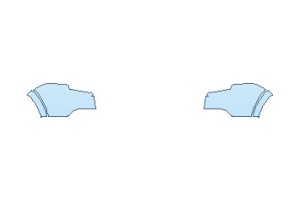 2027 CADILLAC XT5 BASE REAR BUMPER