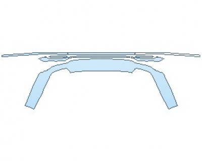 PAINT PROTECTION KIT - 2024 AUDI A8 L BASE REAR BUMPER LOWER - PRECUT PPF CLEAR BRA WRAP