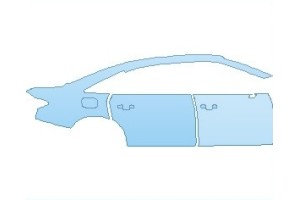 2027 AUDI A8 L BASE REAR QUARTER PANEL & DOORS RIGHT SIDE