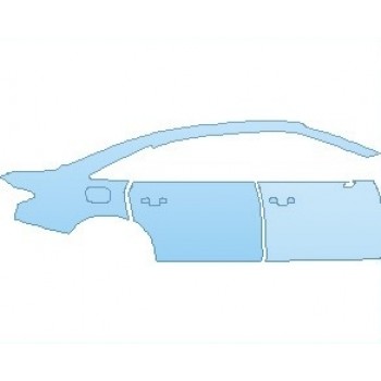 2022 AUDI A8 L BASE REAR QUARTER PANEL AND DOORS RIGHT SIDE