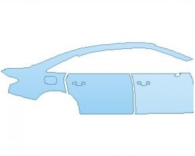 2024 AUDI A8 L BASE REAR QUARTER PANEL & DOORS RIGHT SIDE