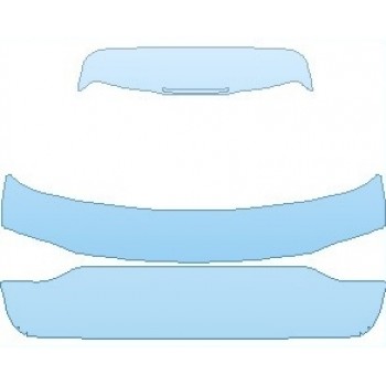 PAINT PROTECTION KIT - 2021 PORSCHE MACAN BASE REAR HATCH - PRECUT PPF CLEAR BRA WRAP