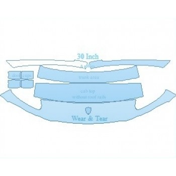 Precut PPF Kit – Clear Bra Paint Protection Film PAINT PROTECTION KIT - 2021 PORSCHE MACAN BASE COMMON WEAR AREA KIT WITHOUT ROOF RAILS - PRECUT PPF CLEAR BRA WRAP