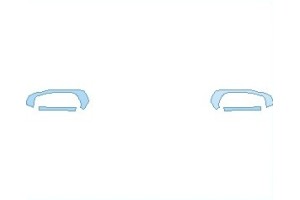 2027 JEEP WRANGLER (JL) WILLYS 4 DOOR BUMPER GLOSS TRIM