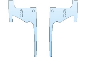 2027 JEEP WRANGLER (JL) WILLYS 4 DOOR FULL FRONT QUARTER PANEL (WRAPPED EDGES)