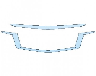 PAINT PROTECTION KIT - 2023 CADILLAC ESCALADE LUXURY STANDARD GRILLE - PRECUT PPF CLEAR BRA WRAP
