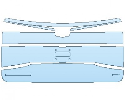 2022 CADILLAC ESCALADE SPORT STANDARD REAR HATCH WITH ESCALADE AND 600 EMBLEM