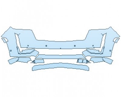 2022 CADILLAC ESCALADE LUXURY STANDARD BUMPER WITH SENSORS