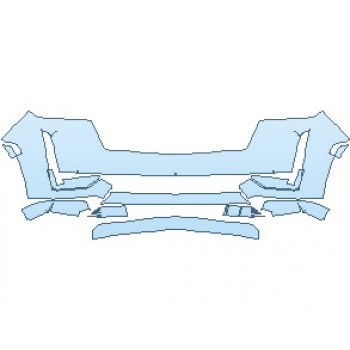 PAINT PROTECTION KIT - 2023 CADILLAC ESCALADE LUXURY STANDARD BUMPER - PRECUT PPF CLEAR BRA WRAP