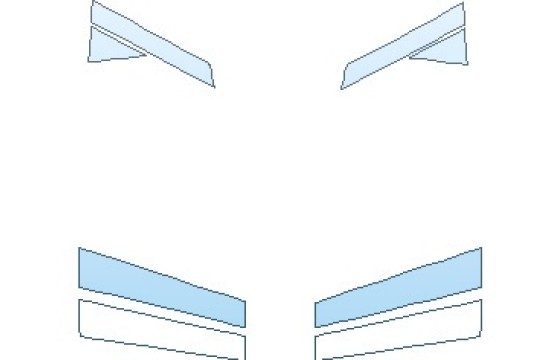 2027 AUDI S6 PRESTIGE B & C PILLARS - PRECUT PPF CLEAR BRA WRAP