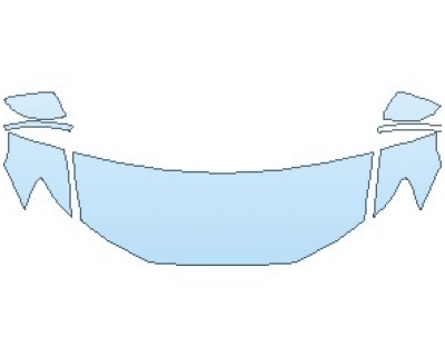 PAINT PROTECTION KIT - 2024 AUDI A6 PREMIUM 55 TFSI HOOD (NO WRAPPED EDGES) - PRECUT PPF CLEAR BRA WRAP