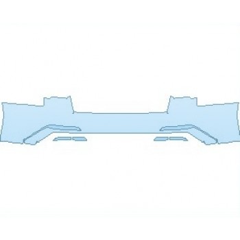 PAINT PROTECTION KIT - 2024 AUDI A6 PREMIUM 55 TFSI REAR BUMPER - PRECUT PPF CLEAR BRA WRAP