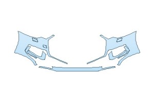 2027 AUDI S6 PREMIUM PLUS BUMPER WITH WASHERS