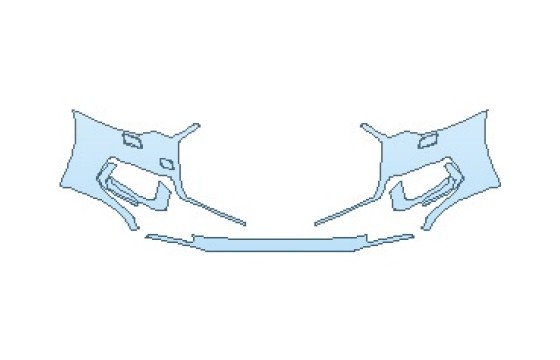 Precut PPF Kit – Clear Bra Paint Protection Film 2027 AUDI S6 PREMIUM PLUS BUMPER WITH WASHERS - PRECUT PPF CLEAR BRA WRAP