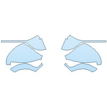 PAINT PROTECTION KIT - 2019 PORSCHE 911 GT3  MIRORRS RIGHT HAND DRIVE OPTION - PRECUT PPF CLEAR BRA WRAP