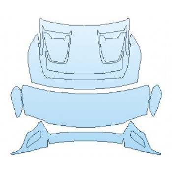 PAINT PROTECTION KIT - 2019 PORSCHE 911 GT3  REAR DECK AND SPOILER - PRECUT PPF CLEAR BRA WRAP