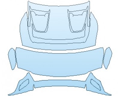 PAINT PROTECTION KIT - 2019 PORSCHE 911 GT3  REAR DECK AND SPOILER - PRECUT PPF CLEAR BRA WRAP