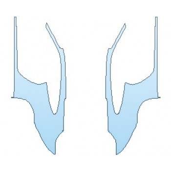 PAINT PROTECTION KIT - 2019 PORSCHE 911 GT3  REAR QUARTER PANELS - PRECUT PPF CLEAR BRA WRAP