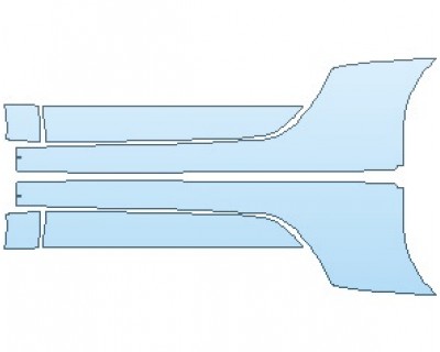 PAINT PROTECTION KIT - 2019 PORSCHE 911 GT3  ROCKER PANELS - PRECUT PPF CLEAR BRA WRAP