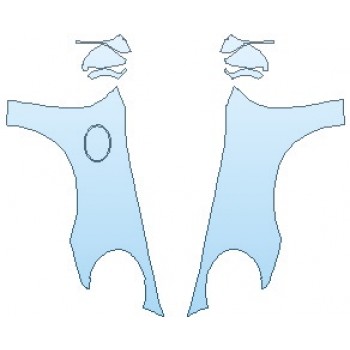 PAINT PROTECTION KIT - 2019 PORSCHE 911 GT3  FULL FENDER WRAPPED EDGES - PRECUT PPF CLEAR BRA WRAP