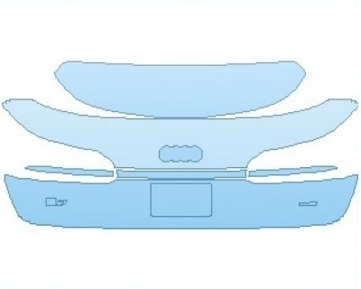 PAINT PROTECTION KIT - 2024 AUDI Q7 BASE REAR HATCH WITH Q7 AND QUATTRO EMBLEM - PRECUT PPF CLEAR BRA WRAP
