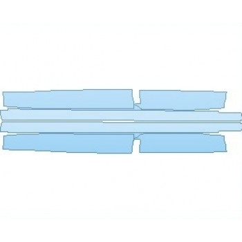 PAINT PROTECTION KIT - 2022 PORSCHE CAYENNE COUPE GTS ROCKER PANELS - PRECUT PPF CLEAR BRA WRAP
