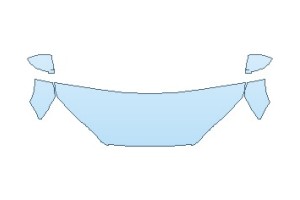 2023 AUDI A5 PREMIUM PLUS COUPE HOOD (WRAPPED EDGES)