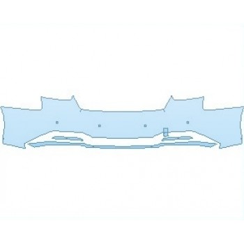 PAINT PROTECTION KIT - 2024 AUDI S5 PRESTIGE COUPE REAR BUMPER WITH 4 SENSORS - PRECUT PPF CLEAR BRA WRAP