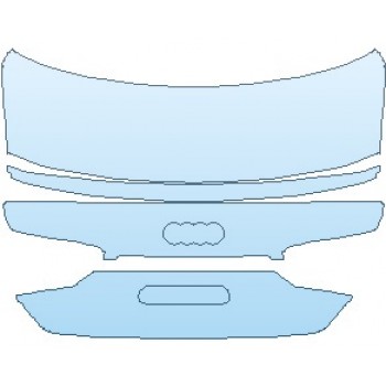 PAINT PROTECTION KIT - 2024 AUDI S5 PRESTIGE COUPE REAR DECK LID - PRECUT PPF CLEAR BRA WRAP
