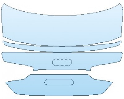 PAINT PROTECTION KIT - 2024 AUDI S5 PREMIUM COUPE REAR DECK LID - PRECUT PPF CLEAR BRA WRAP
