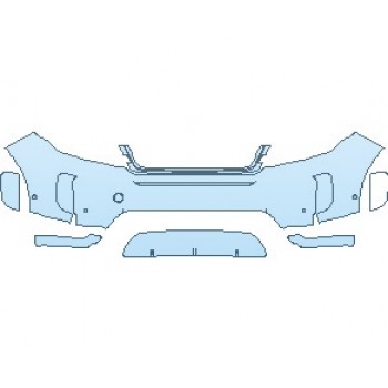 2021 LAND ROVER RANGE ROVER EVOQUE S BUMPER KIT WITH SENSORS 2021 LAND ROVER RANGE ROVER EVOQUE S BUMPER KIT WITH SENSORS