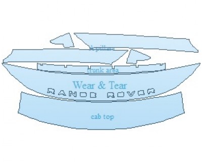 PAINT PROTECTION KIT - 2023 LAND ROVER RANGE ROVER EVOQUE SE COMMON WEAR AREA KIT - PRECUT PPF CLEAR BRA WRAP