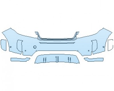 2023 LAND ROVER RANGE ROVER EVOQUE S BUMPER WITH SENSORS