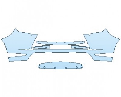 PAINT PROTECTION KIT - 2023 LAND ROVER RANGE ROVER EVOQUE SE REAR BUMPER - PRECUT PPF CLEAR BRA WRAP