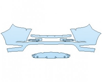 2023 LAND ROVER RANGE ROVER EVOQUE S REAR BUMPER