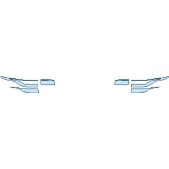PAINT PROTECTION KIT - 2022 LAND ROVER RANGE ROVER EVOQUE SE LIGHTS REAR - PRECUT PPF CLEAR BRA WRAP